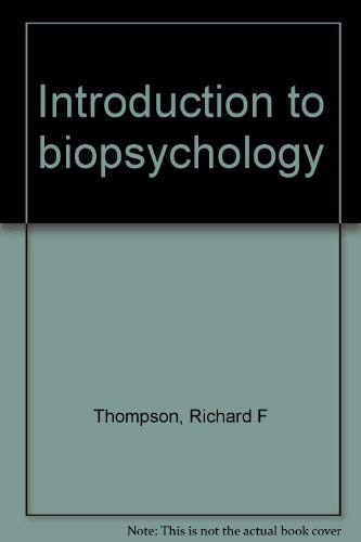 Imagen de archivo de Introduction to biopsychology a la venta por Wonder Book