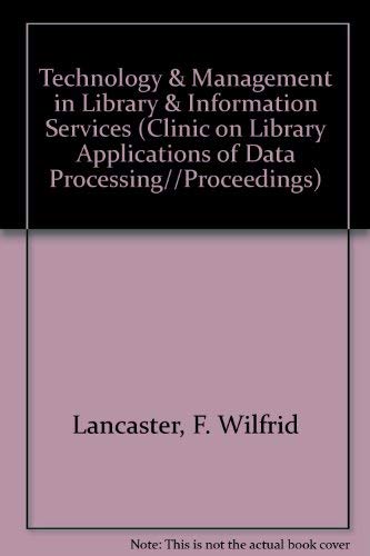 Technology and Management in Library and Information Services