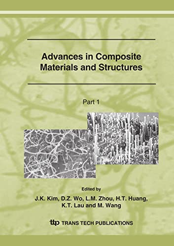 Imagen de archivo de Advances in Composite Materials and Structures (Key Engineering Materials) a la venta por dsmbooks