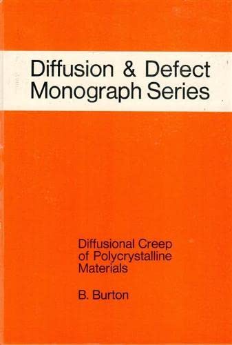 Beispielbild fr Diffusion & Defect Monograph Series No 5 (Retrospective Collection) zum Verkauf von Anybook.com