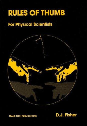 9780878495245: Rules of Thumb for the Physical Scientist: Volume 13 (Retrospective Collection)