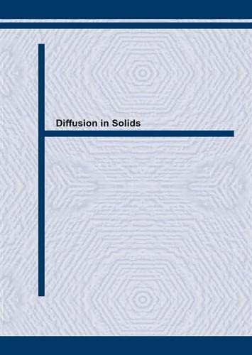 Stock image for Diffusion in Solids (Materials Science Forum, Volume 1) for sale by Zubal-Books, Since 1961