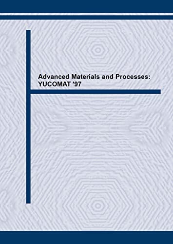 Imagen de archivo de Advanced Materials and Processes (Materials Science Forum , Vol 282-283) a la venta por P.C. Schmidt, Bookseller