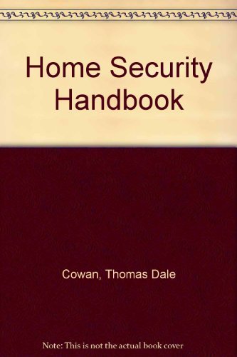 Beispielbild fr Home Security Handbook zum Verkauf von Wonder Book