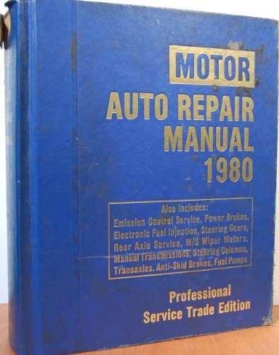 Beispielbild fr Motor Auto Repair Manual 1980, Professional Service Trade Edition zum Verkauf von HPB-Red