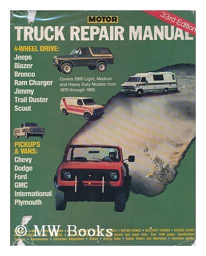 9780878515226: Motor Truck Repair Manual - 33rd Edition