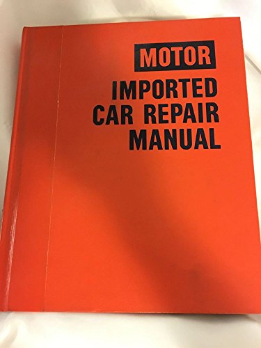 Beispielbild fr Motor Imported Car Repair Manual zum Verkauf von BookHolders