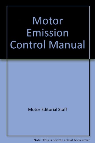 Stock image for Motor Emission Control Manual for sale by HPB-Red
