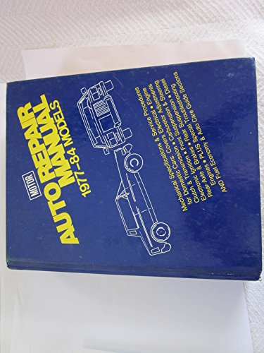 Imagen de archivo de Motor Auto Repair Manual a la venta por Better World Books