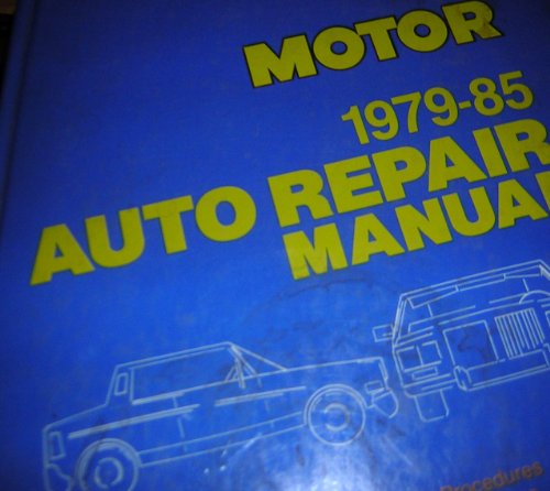 Imagen de archivo de Motor Auto Repair Manual, 1985 a la venta por Better World Books