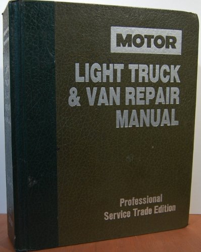 9780878516636: Motor Light Truck and Van Repair Manual/1980-88/Professional Service Trade Edition