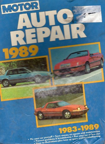 Stock image for Motor Auto Repair Manual 1989 for sale by ThriftBooks-Dallas