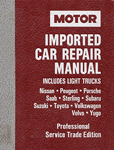 9780878517398: Motor Imported Car Repair Manual/1988-1991: 2