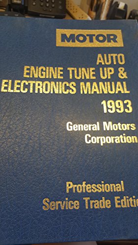 Stock image for Motor Auto Engine Tune Up & Electronics Manual: General Motors Corporation/1991-94: Volume 1 for sale by HPB-Red