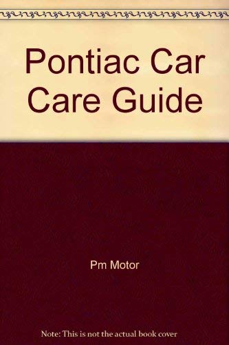 Beispielbild fr Pontiac car care guide (Popular mechanics motor books) zum Verkauf von Redux Books