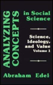 9780878551439: Analyzing Concepts in Social Science (Science, Ideology & Values Series)