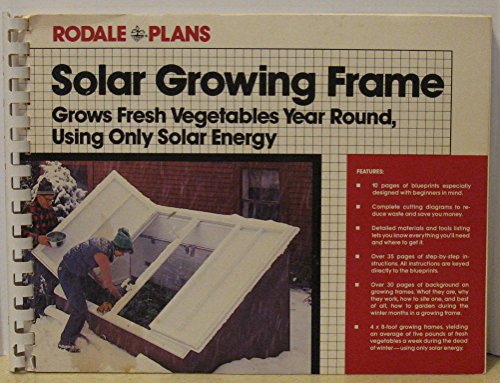 Imagen de archivo de Solar Growing Frame a la venta por Pink Casa Antiques