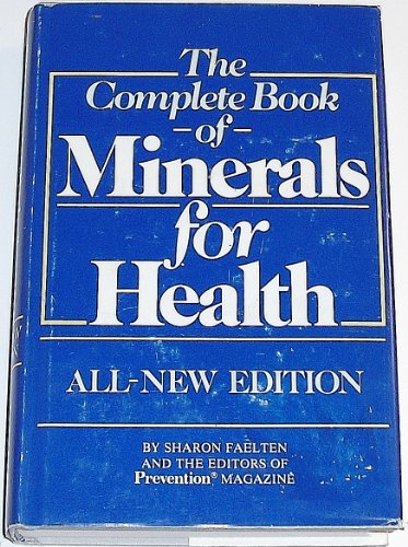 Imagen de archivo de The Complete Book of Minerals for Health a la venta por Top Notch Books