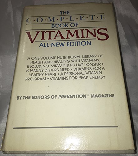Beispielbild fr The Complete Book of Vitamins zum Verkauf von Better World Books