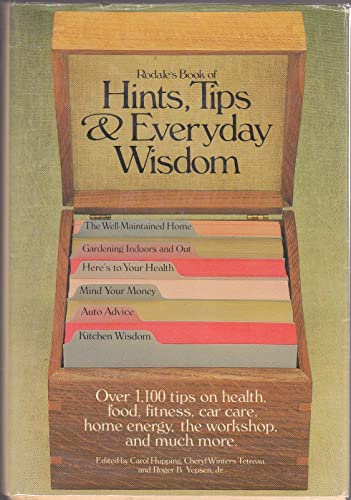 RODALE'S BOOK OF HINTS TIPS & EVERYDAY