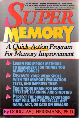 Beispielbild fr Supermemory : A Quick-Action Program for Memory Improvement zum Verkauf von Better World Books