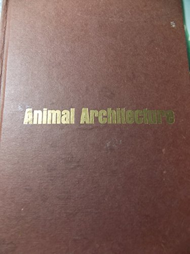 Stock image for Animal Architecture for sale by Alf Books