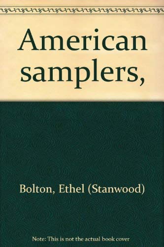 Stock image for American Samplers for sale by Irish Booksellers