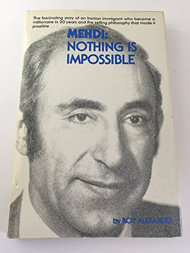 Imagen de archivo de Mehdi: Nothing is impossible a la venta por Hawking Books