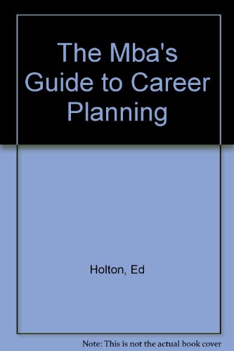 Stock image for The Mba's Guide to Career Planning for sale by HPB-Red