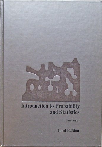 Stock image for Introduction to Probability and Statistics (Third Edition) for sale by The Warm Springs Book Company