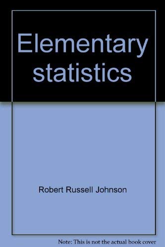 9780878721023: Elementary statistics