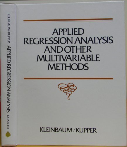 Beispielbild fr Applied Regression Analysis and Other Multivariable Methods zum Verkauf von Better World Books