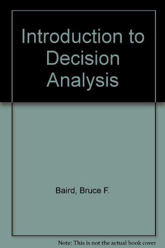Beispielbild fr Introduction to Decision Analysis zum Verkauf von Anybook.com