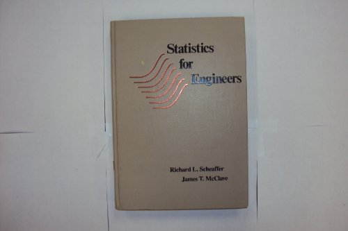 Statistics for engineers (9780878722983) by Richard L. Scheaffer