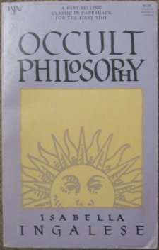 Imagen de archivo de Occult Philosophy a la venta por Russian Hill Bookstore