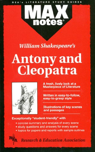 Imagen de archivo de Antony and Cleopatra (MAXNotes Literature Guides) a la venta por Wonder Book