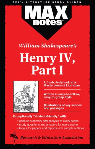 Imagen de archivo de Henry IV, Part I (MAXNotes Literature Guides) a la venta por Wonder Book