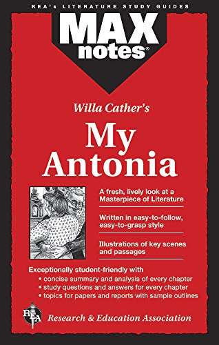 Stock image for My Antonia (MAXNotes Literature Guides) for sale by Book Deals