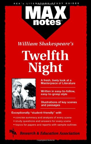 Stock image for Twelfth Night (MAXNotes Literature Guides) for sale by SecondSale