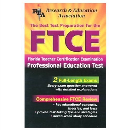 Beispielbild fr FTCE Professional Education (REA) The Best Test Prep: 3rd Edition (FTCE Teacher Certification Test Prep) zum Verkauf von SecondSale