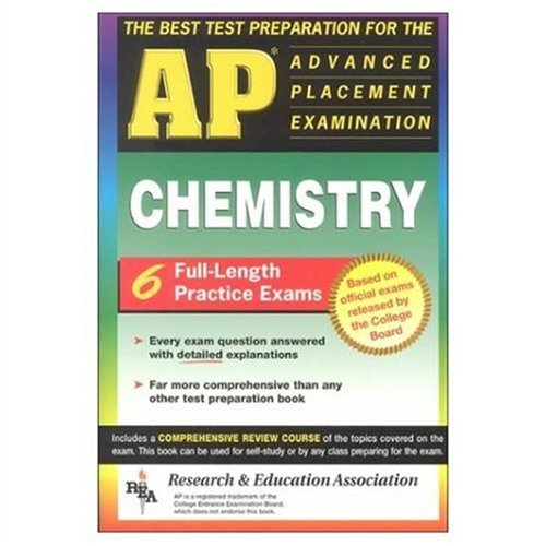 Imagen de archivo de AP Chemistry (REA) - The Best Test Prep for the Advanced Placement Exam a la venta por BookHolders