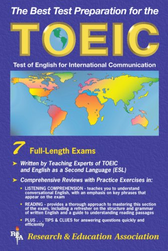 TOEIC (REA) - The Best Test Prep for the TOEIC (Test Preps) (9780878911400) by Belkin, Janet; Craven, Heather; Davis, Marc; Giollombardo, F.; Kalmanson, Lauren; Plapinger, Sylvia; Stafford-Yilmaz ESL Coord., Lynn