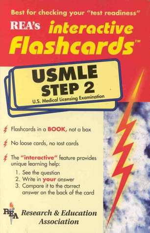 REA's Interactive Flashcards: USMLE Step 2 (9780878911684) by Research Education Association