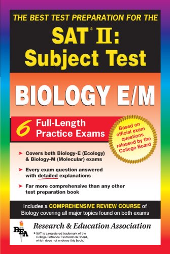 SAT II: Biology E/M (REA) -- The Best Test Prep for the SAT II (Test Preps) (9780878911783) by Staff Of REA