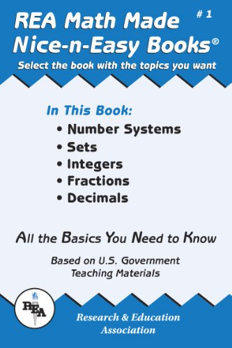 9780878912001: Math Made Nice & Easy #1: Number Systems, Sets, Integers, Fractions and Decimals (Volume 1) (Mathematics Learning and Practice)