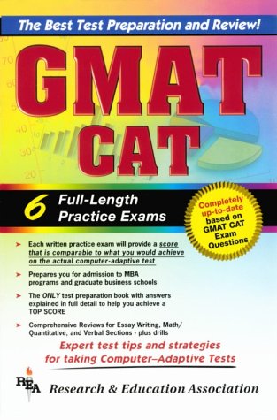 Beispielbild fr GMAT CAT -- The Best Test Preparation for the Graduate Management Admission Test (GMAT Test Preparation) zum Verkauf von HPB-Red