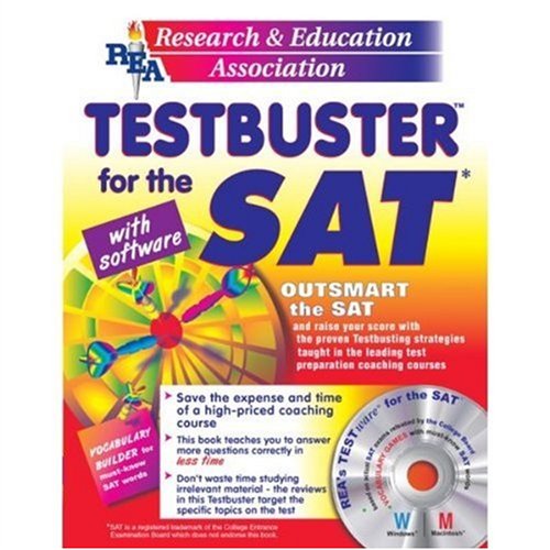 Stock image for SAT Testbuster w/ CD-ROM -- REA's Testbuster for the SAT (SAT PSAT ACT (College Admission) Prep) for sale by Discover Books