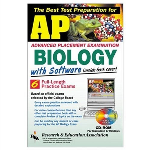 Beispielbild fr AP Biology : The Best Test Preparation for the Advanced Placement Exam with REA's TESTware zum Verkauf von Better World Books