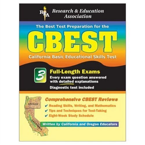 Stock image for CBEST (REA) -The Best Test Prep for the California Basic Educational Skills Test (CBEST Teacher Certification Test Prep) for sale by Irish Booksellers