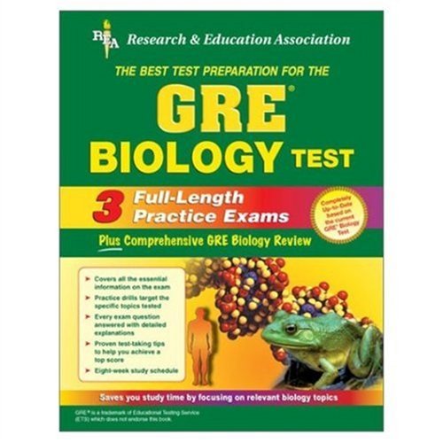 GRE Biology (GRE Test Preparation) (9780878914364) by The Editors Of REA